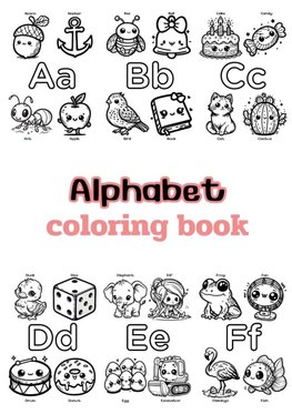 Alphabet coloring book