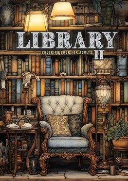 Library Coloring Book for Adults Vol. 2