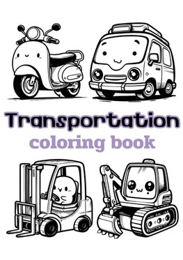 Transportation coloring book