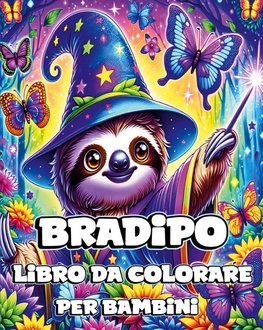 Libro da Colorare di Bradipo per Bambini