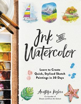 Ink and Watercolor
