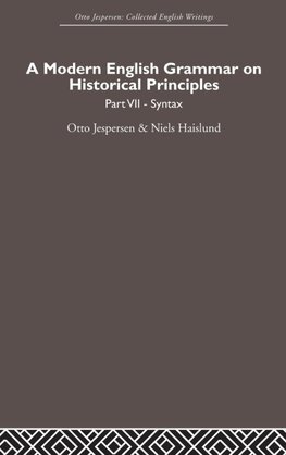 A Modern English Grammar on Historical Principles