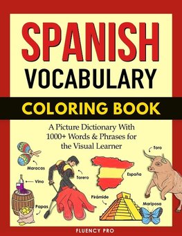 Spanish Vocabulary Coloring Book
