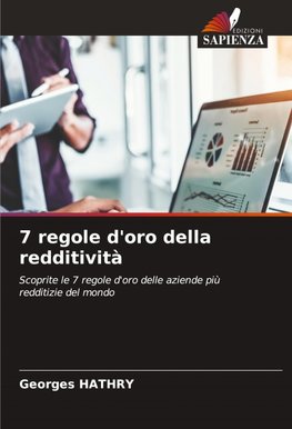 7 regole d'oro della redditività
