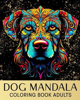 Dog Mandala Coloring Book for Adults