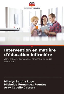 Intervention en matière d'éducation infirmière