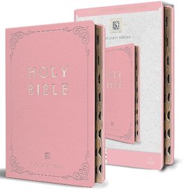 KJV Large Format Giant Print Pink Leathersoft with Index