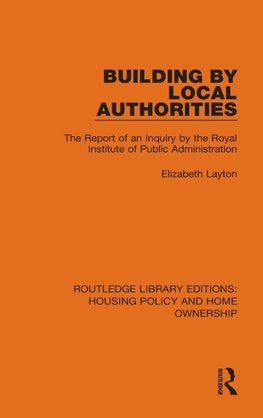 Building by Local Authorities