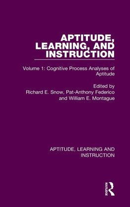 Aptitude, Learning, and Instruction