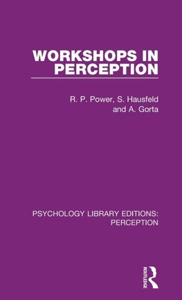 Workshops in Perception