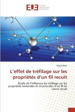 L'effet de tréfilage sur les propriétés d'un fil recuit