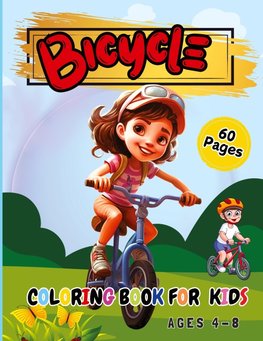 Bicycle  Coloring Book for Kids Ages 4-8