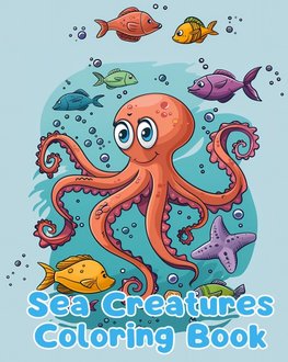 Sea Creatures Coloring Book
