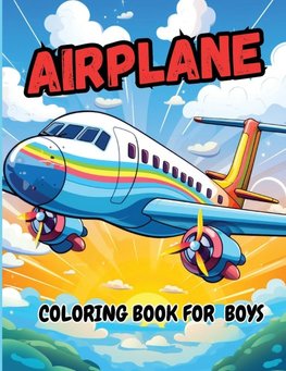 Airplane Coloring Book  For Boys