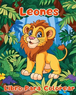 Libro Para Colorear de Leones