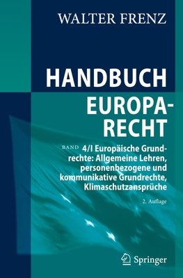 Handbuch Europarecht