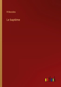 Le baptême