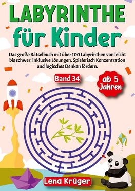 Labyrinthe für Kinder ab 5 Jahren - Band 34