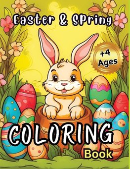 Easter & Spring Coloring Book  4+