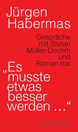 'Es musste etwas besser werden ...'