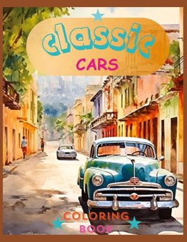 Classic Cars Colorin Book