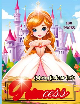 Princess Coloring Book for Girls