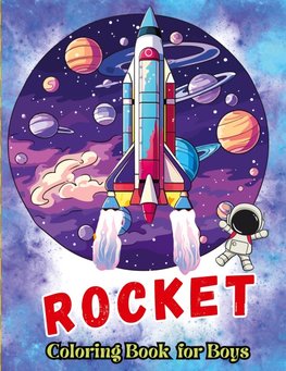 Rocket Coloring Book for Boys