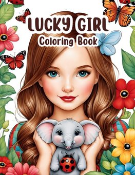 Lucky Girl Coloring Book