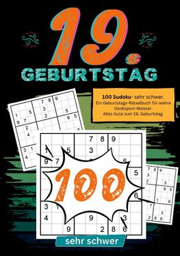 19. Geburtstag- Sudoku Geschenkbuch