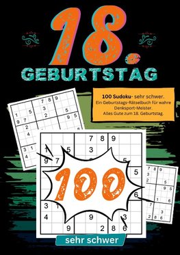 18. Geburtstag- Sudoku Geschenkbuch