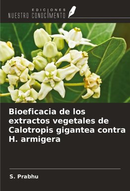 Bioeficacia de los extractos vegetales de Calotropis gigantea contra H. armigera