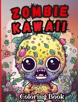 Zombie Kawaii Coloring Book