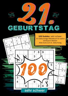 21. Geburtstag- Sudoku Geschenkbuch