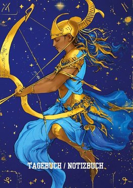 Tagebuch  / Notizbuch  Sternzeichen  Schütze