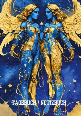 Tagebuch / Notizbuch  Sternzeichen  Zwilling