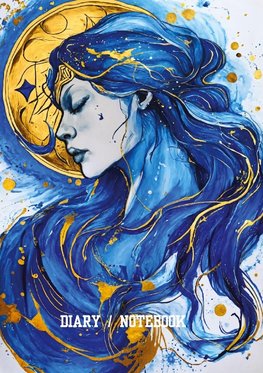 Tagebuch  / Notizbuch    Sternzeichen     Wassermann