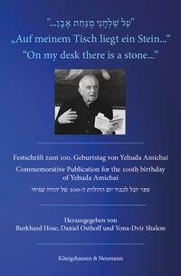 »Auf meinem Tisch liegt ein Stein...« »On my desk there is a stone...«