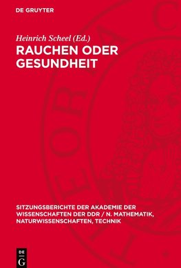Rauchen oder Gesundheit