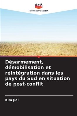 Désarmement, démobilisation et réintégration dans les pays du Sud en situation de post-conflit