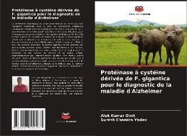 Protéinase à cystéine dérivée de F. gigantica pour le diagnostic de la maladie d'Alzheimer
