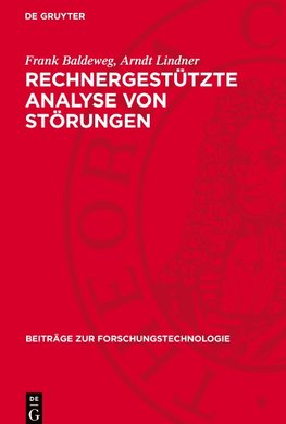 Rechnergestützte Analyse von Störungen