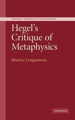 Hegel's Critique of Metaphysics