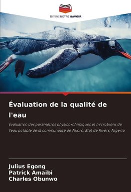 Évaluation de la qualité de l'eau