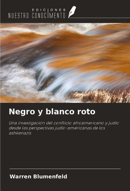 Negro y blanco roto