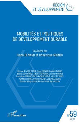 Mobilités et politiques de développement durable