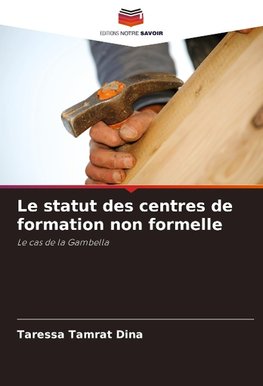 Le statut des centres de formation non formelle