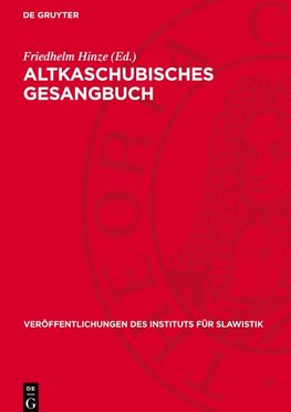 Altkaschubisches Gesangbuch