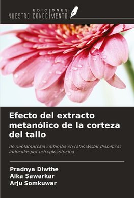 Efecto del extracto metanólico de la corteza del tallo