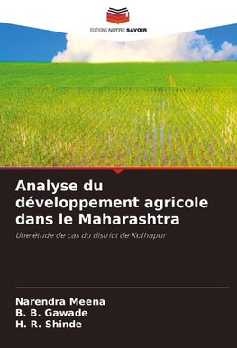 Analyse du développement agricole dans le Maharashtra