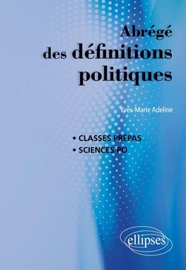 Abrégé des définitions politiques